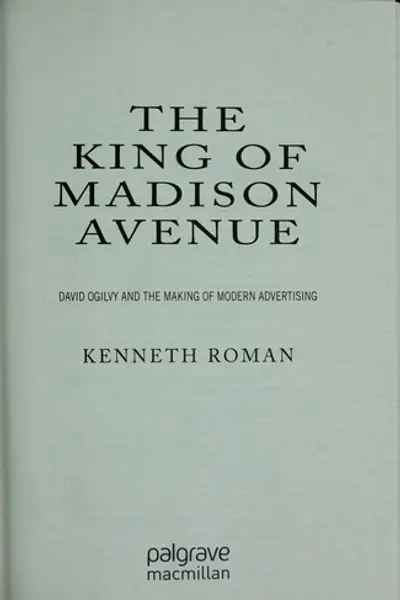 Cover of The King of Madison Avenue