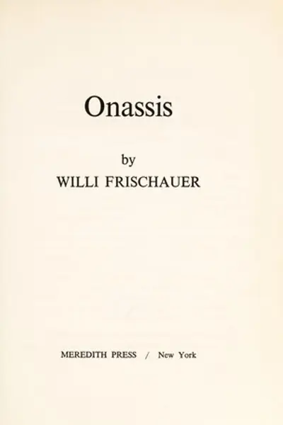 Cover of Onassis