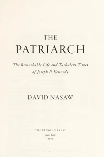 Cover of The Patriarch